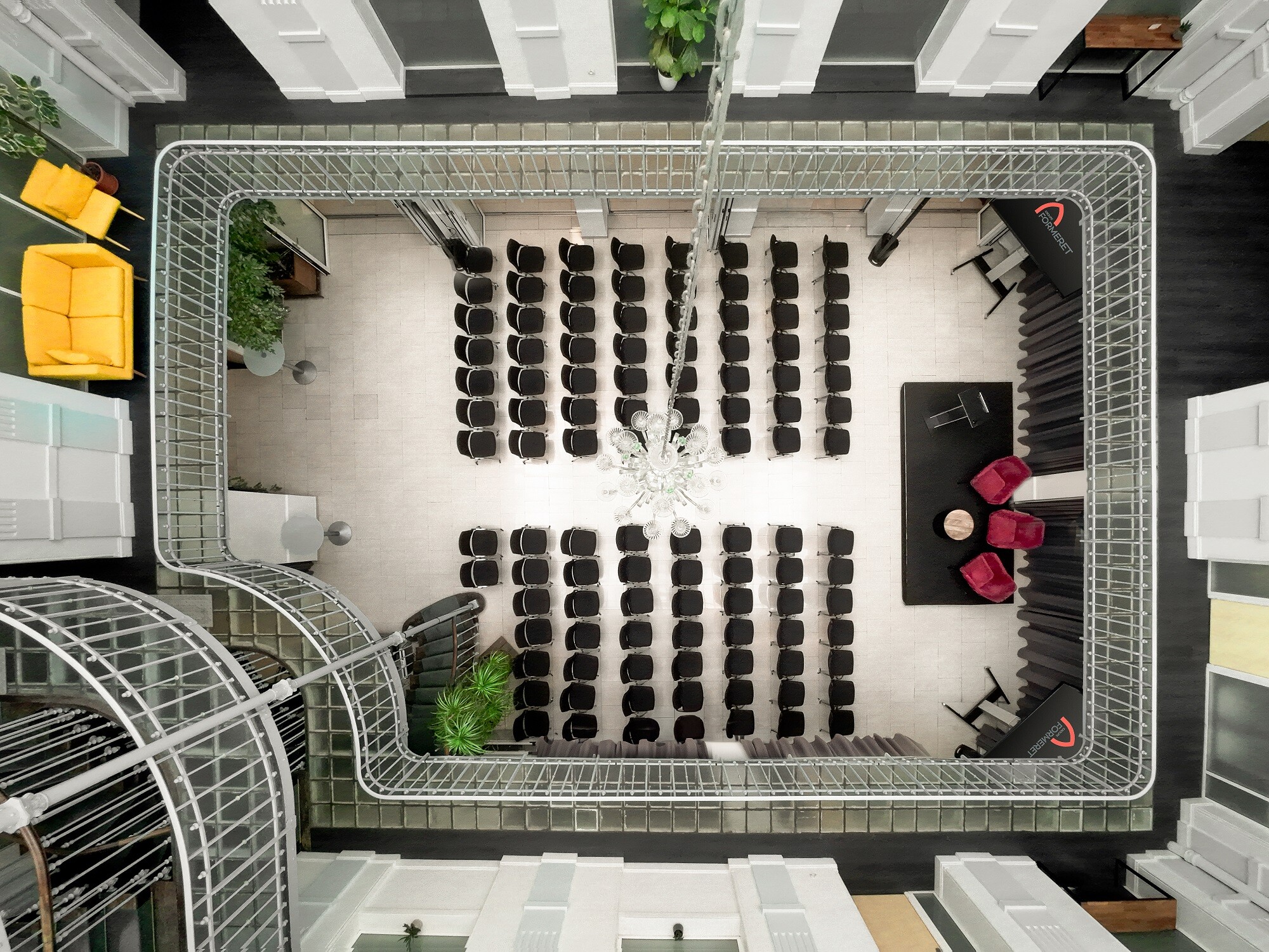 Espace clery - vue du haut