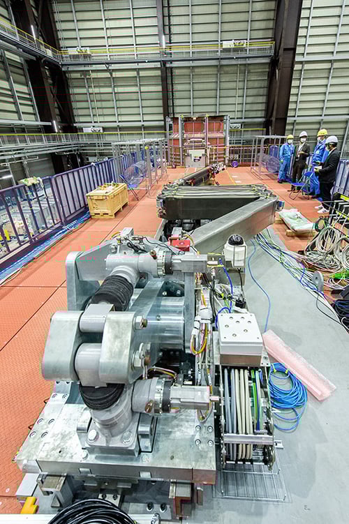 Bras robotisé de Veolia