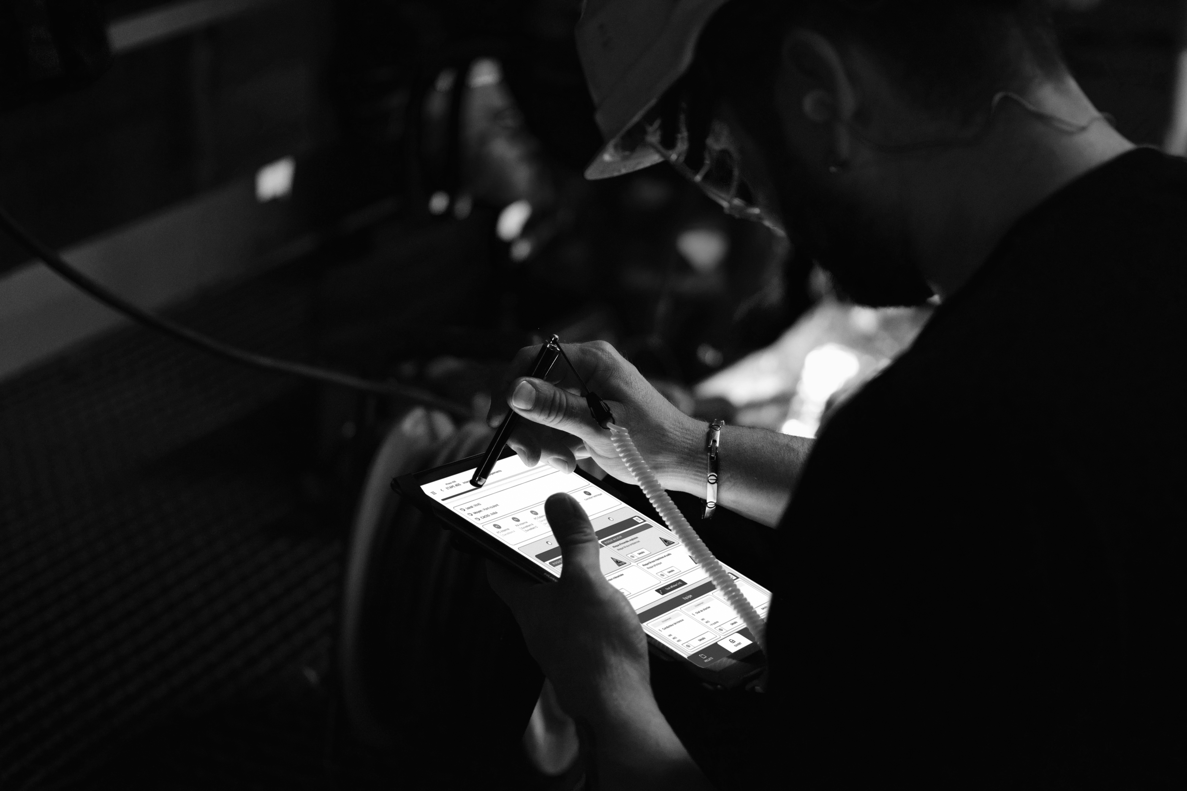tablette opérateur fabrication